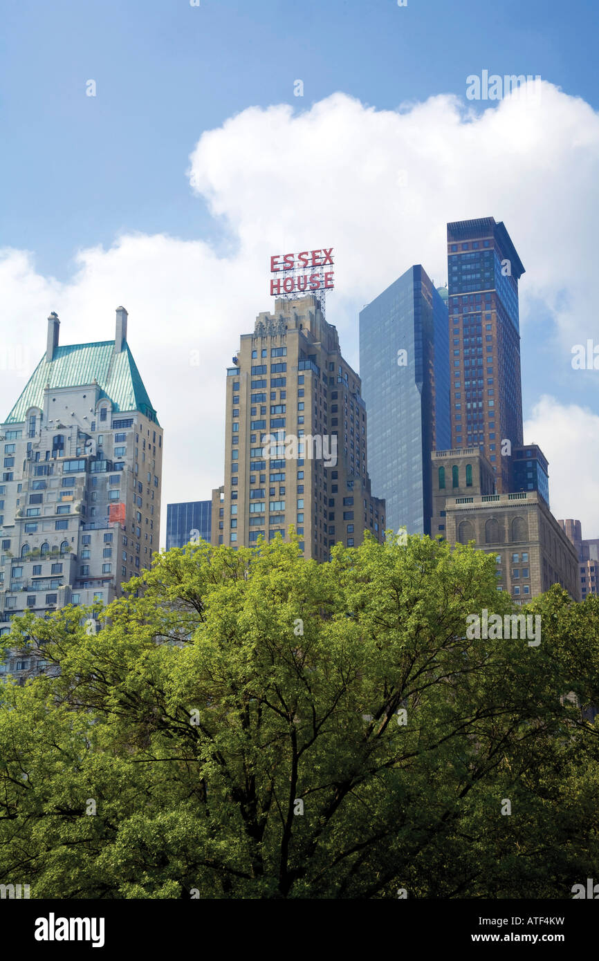 L'Essex House, Central Park South, Manhattan, New York Banque D'Images