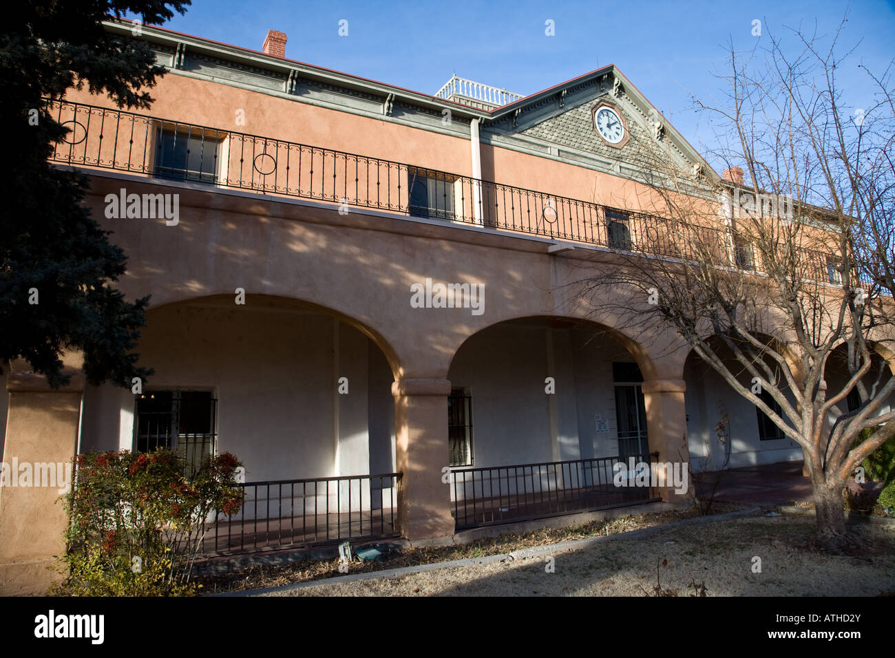 L'église San Felipe de Neri Albuquerque au Nouveau Mexique Banque D'Images