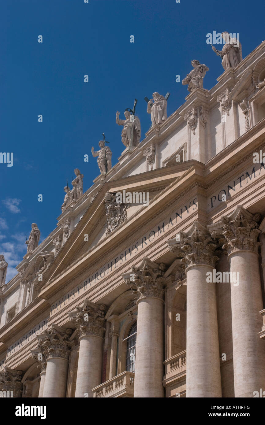 Basilique de Saint Peter, San Pietro, Vatican, Rome, Italie Banque D'Images