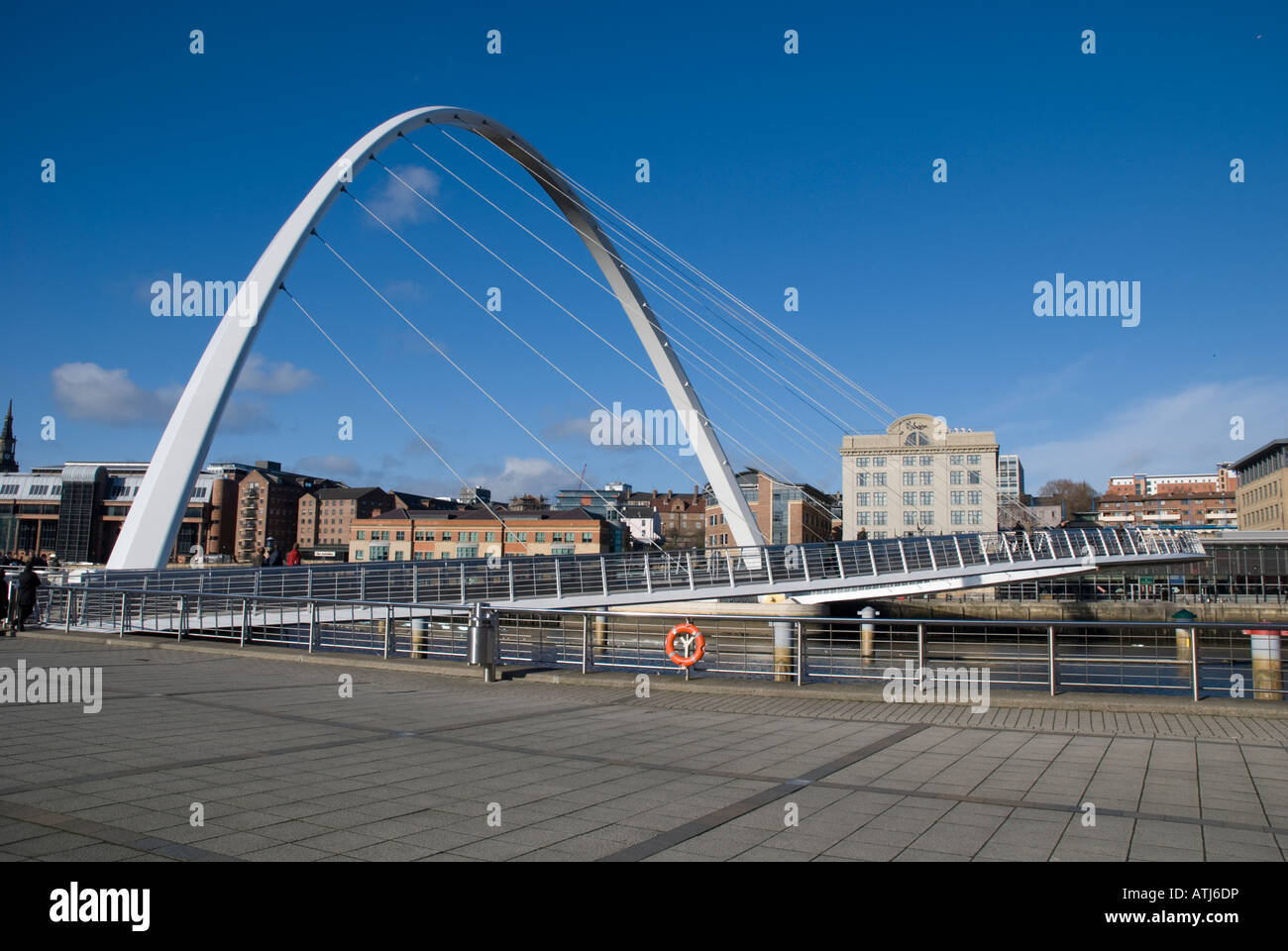 Gateshead Millennium Bridge Banque D'Images