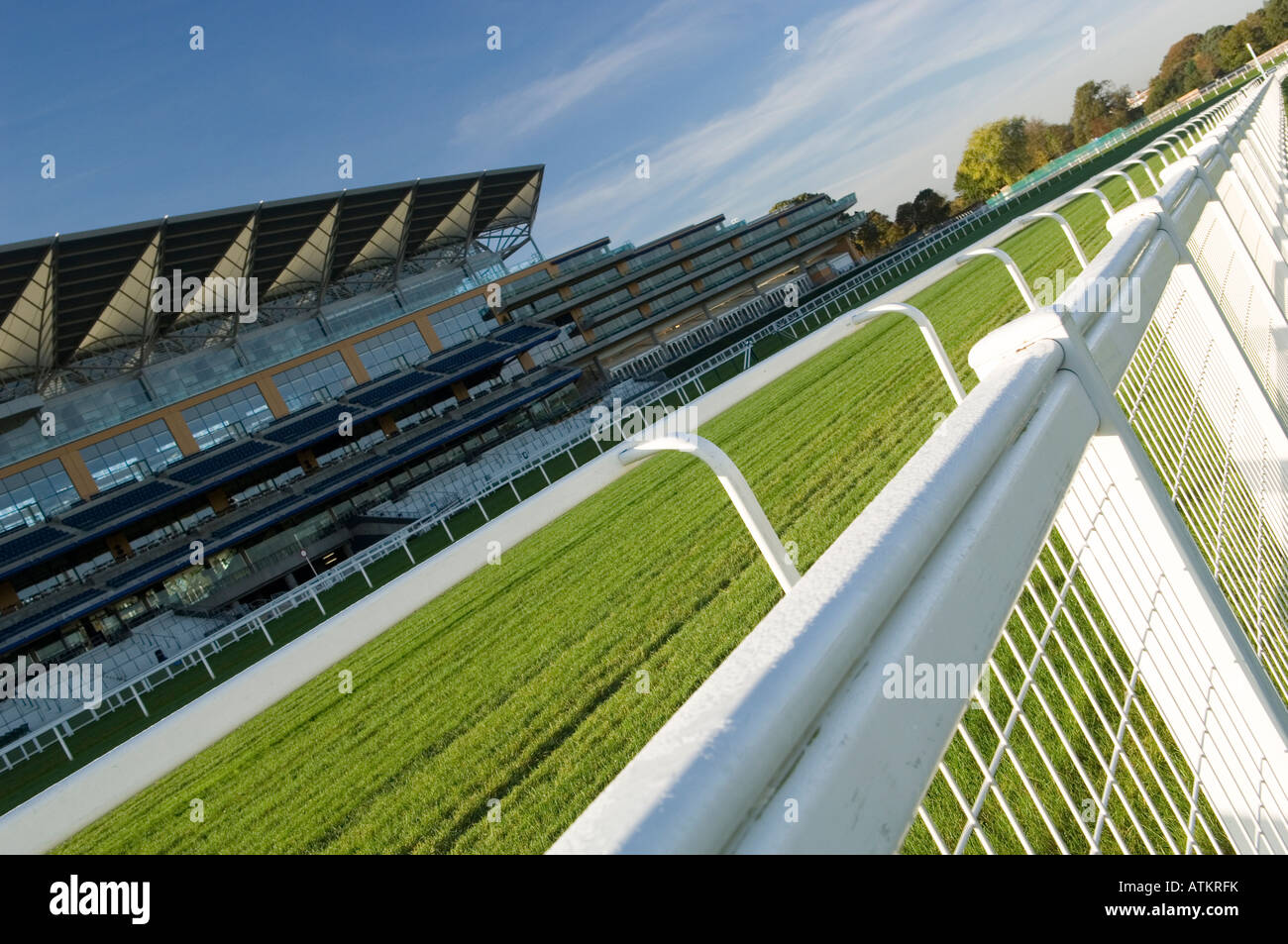 L''hippodrome d''Ascot, voie, les chevaux , la race, course, stade , pari , Paris, bague Banque D'Images