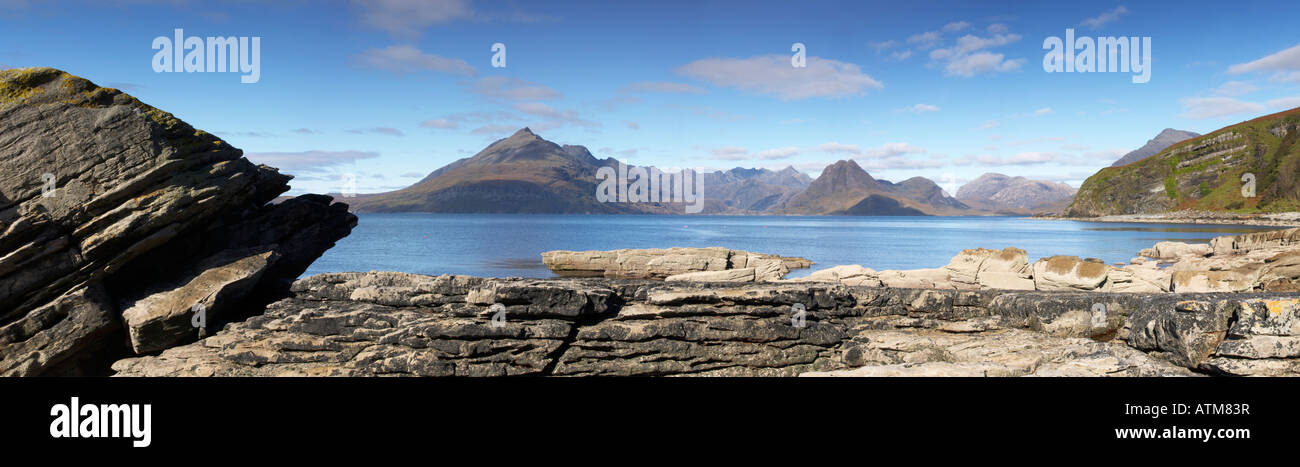 Cuillin Hills d'Elgol, île de Skye Banque D'Images