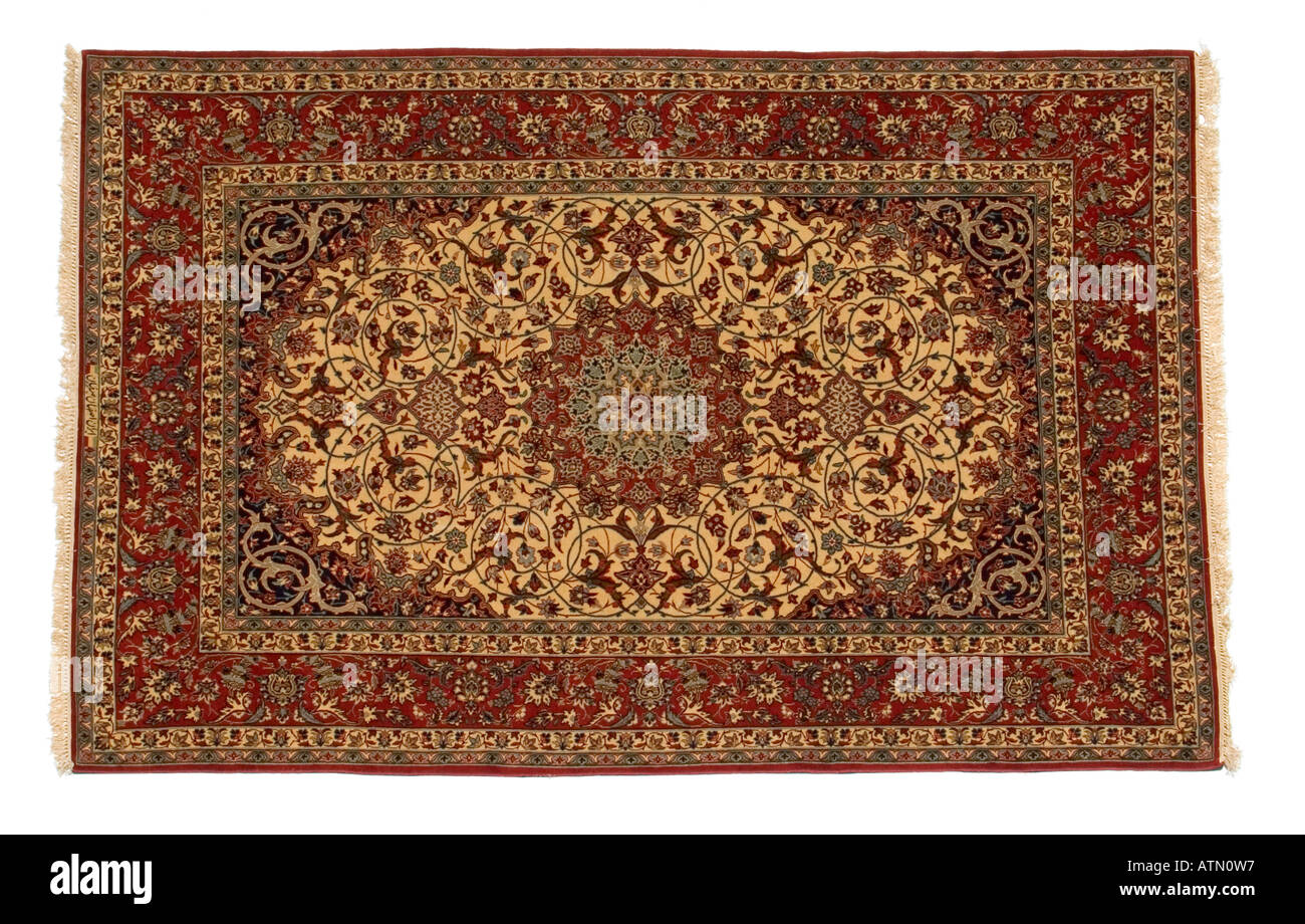 Fait à la main tapis en soie magic persan montrant des tissage et nouage détail très cher rares luxueux Banque D'Images