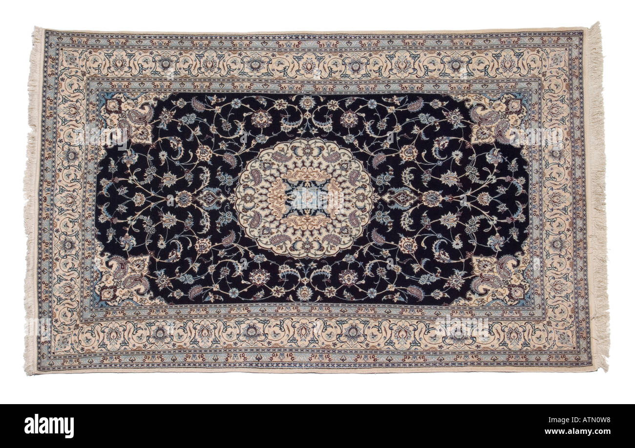 Fait à la main tapis en soie magic persan montrant des tissage et nouage détail très cher rares luxueux Banque D'Images