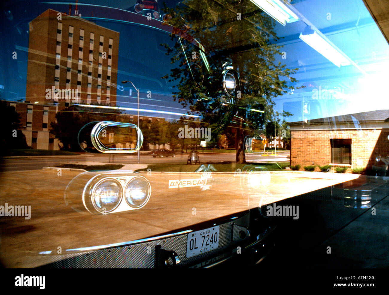 Fire Station en France Banque D'Images