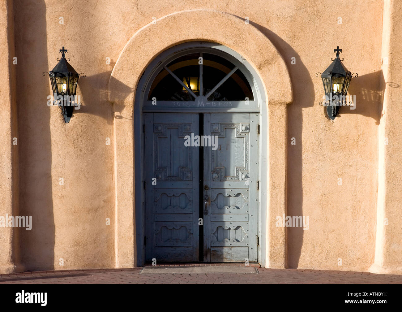 L'église San Felipe de Neri, Albuquerque Banque D'Images