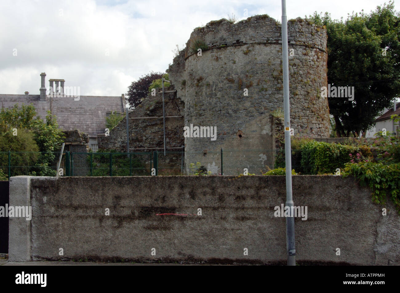 Château Talbot s murs de ville La ville de Kilkenny Kilkenny Co osheaphotography www com Banque D'Images