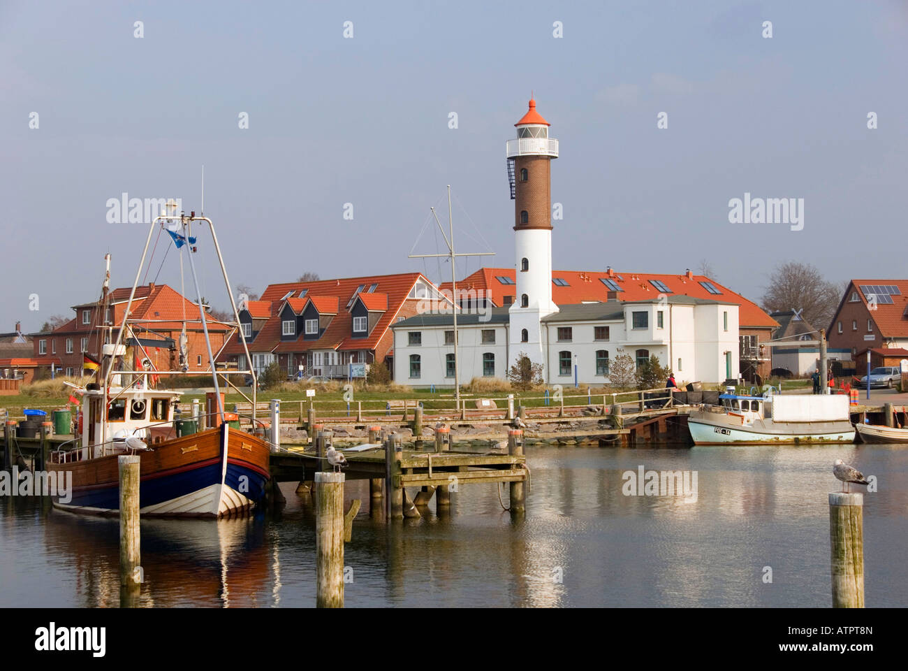 Phare / Timmendorf Banque D'Images