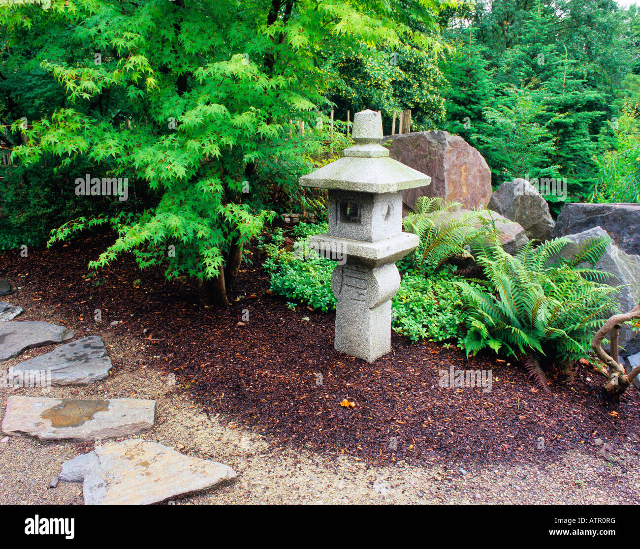 Jardin japonais Banque D'Images