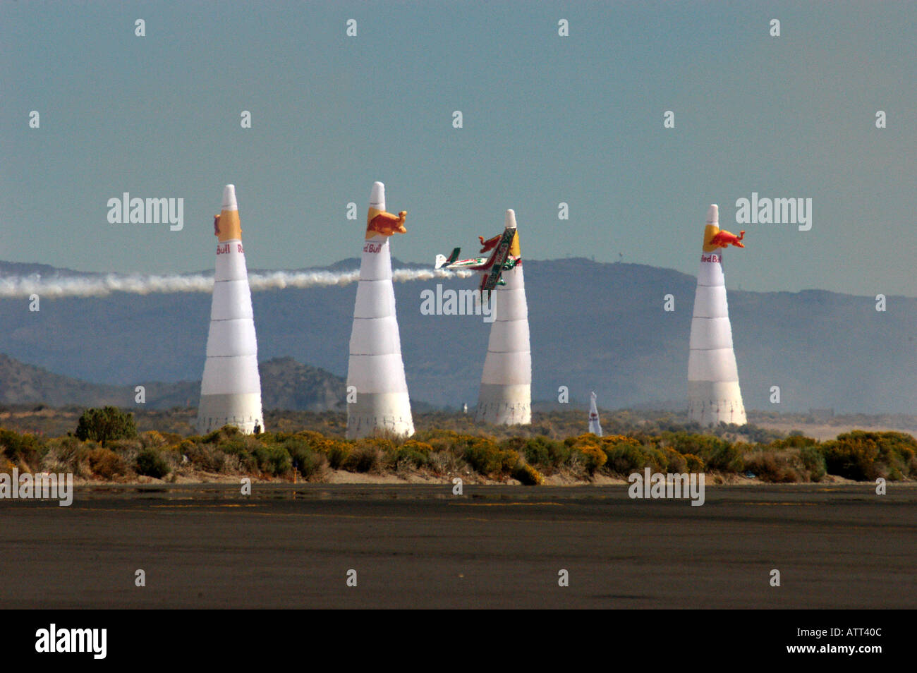 Activité de Red Bull à Reno Air Races Reno NEVADA USA Banque D'Images