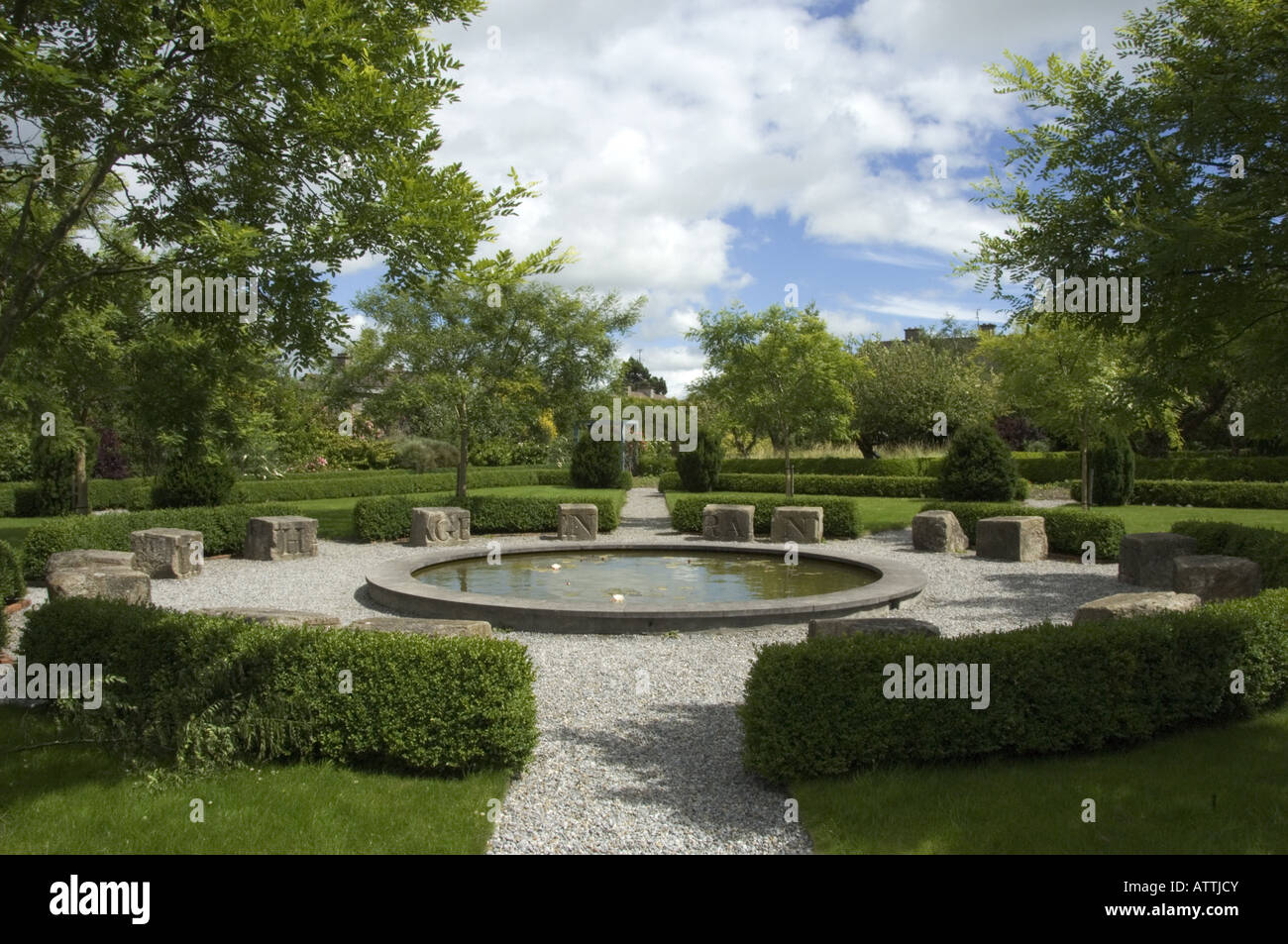 Jardin Butlers Kilkenny Kilkenny Co osheaphotography www com Banque D'Images