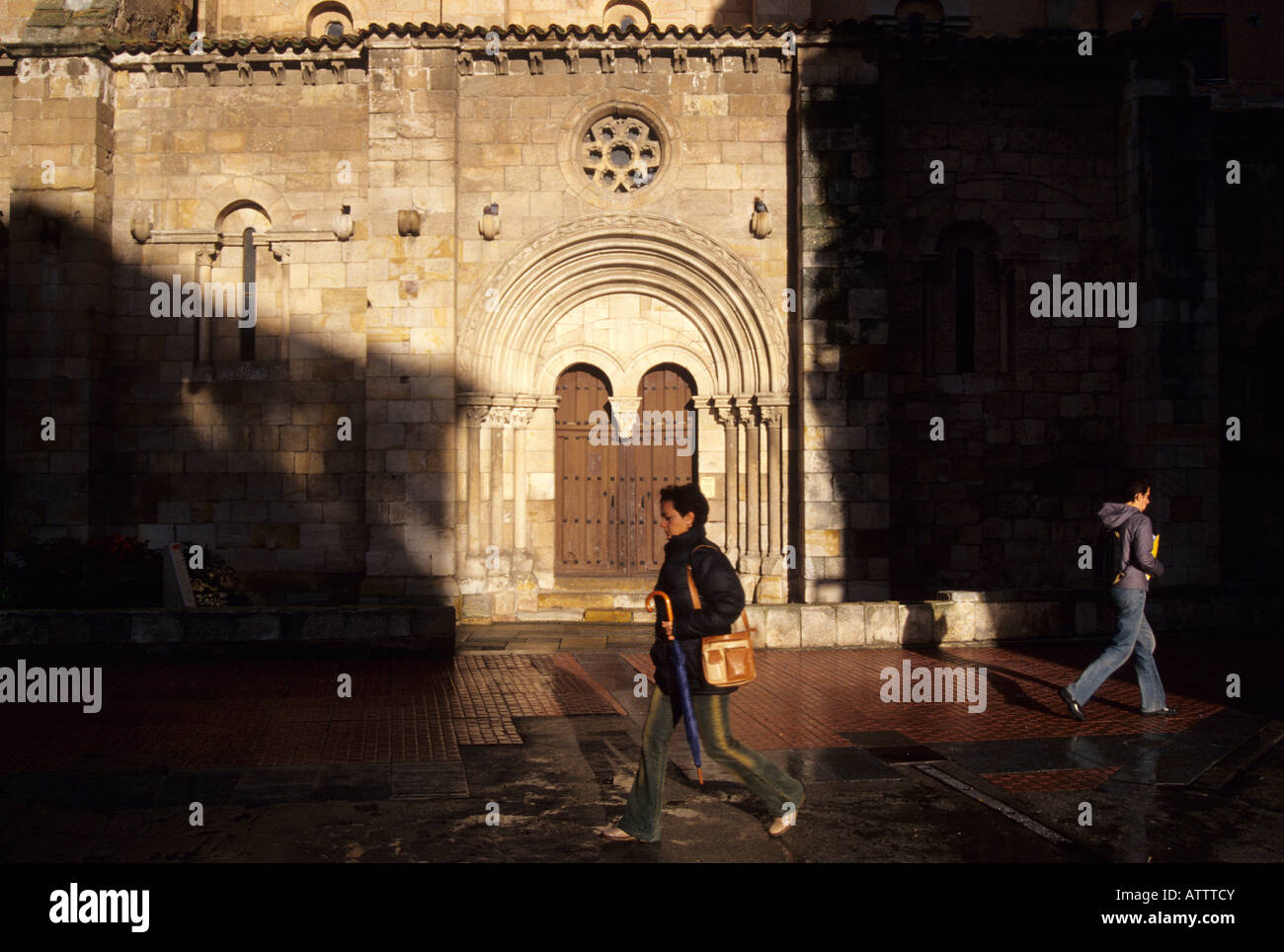 L'église romane de Santiago del Burgo ZAMORA Castille et Leon Espagne région Banque D'Images