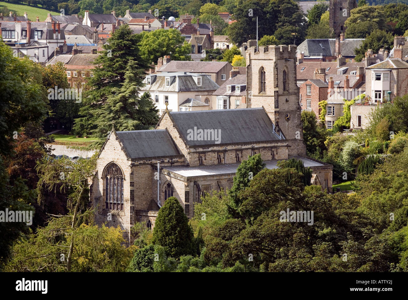 St Marys Parish Church Richmond de Maisin Dieu North Yorkshire Angleterre Banque D'Images