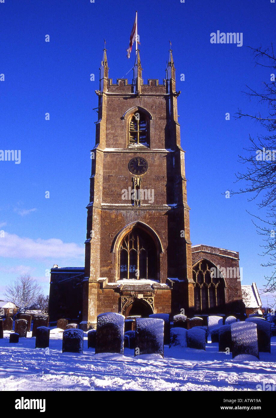 Eglise St Peter s Hook Norton Oxfordshire England Banque D'Images