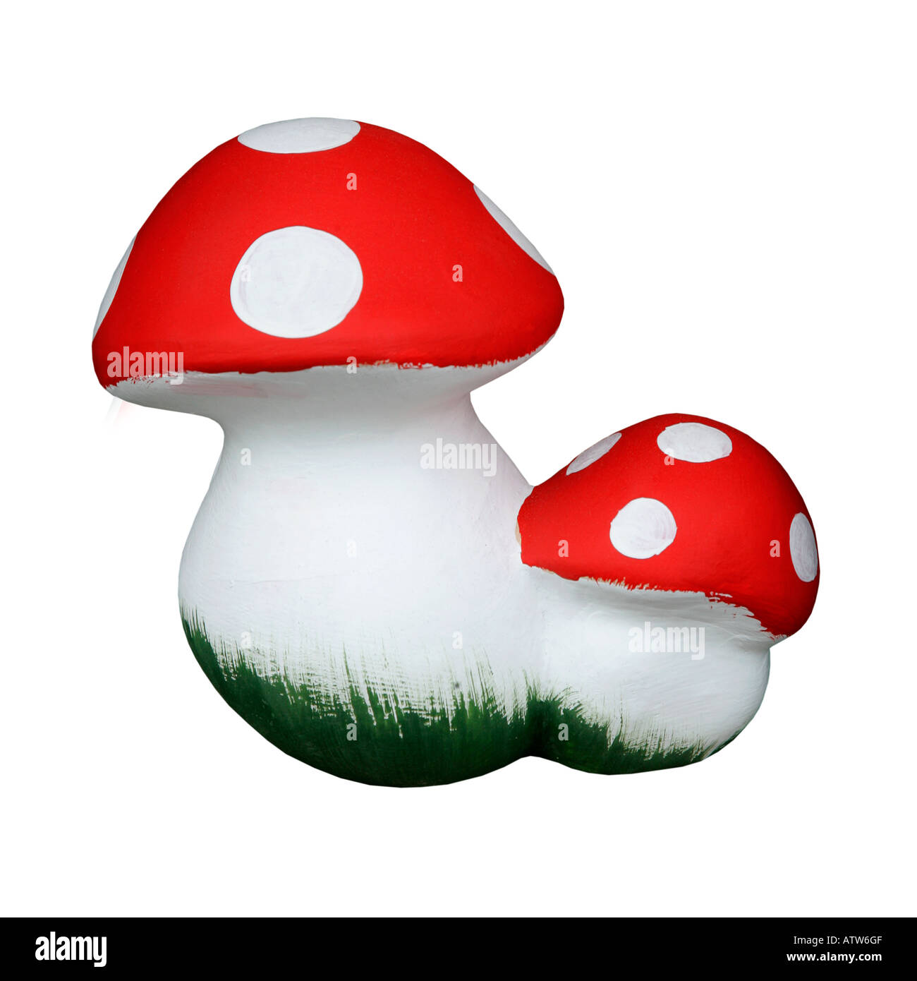 Caricature de champignons légumes végétarien amusé iconique amusement mauvaise caricature charmant jardin bizarre créature comique mignon Banque D'Images