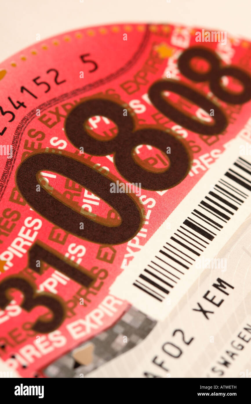 UK de la taxe de circulation véhicule voiture disque licence fonds routier Banque D'Images