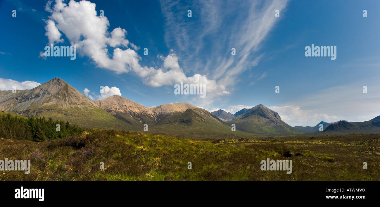 Red Cuillin, Isle of Skye, Scotland, UK Banque D'Images