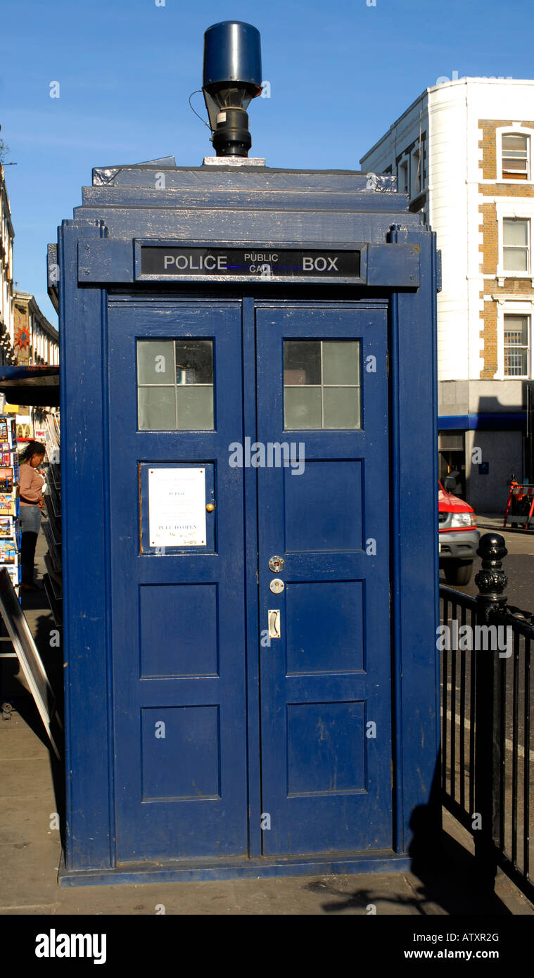 Vieux style police fort, tardis Banque D'Images