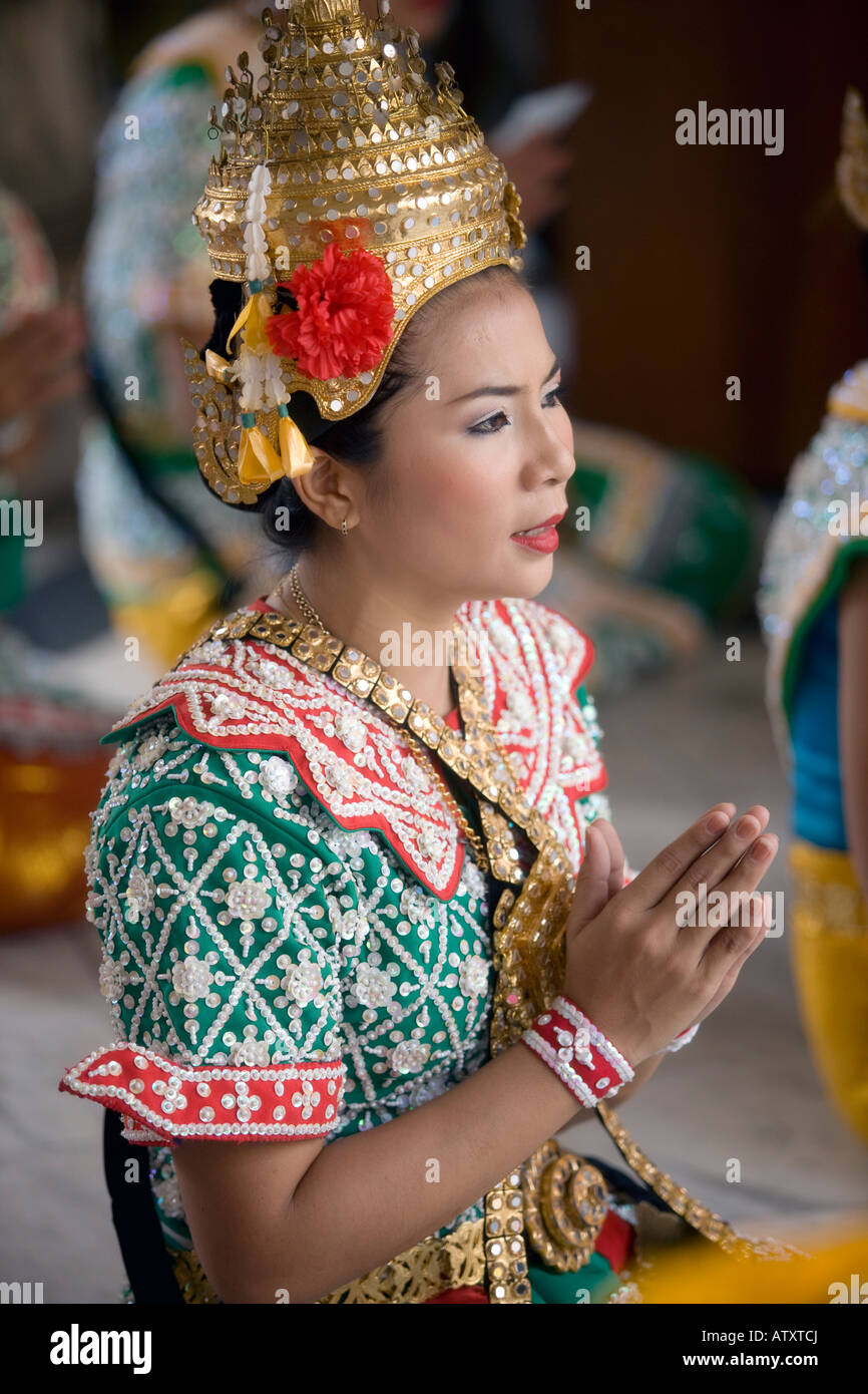 Danseur thaïlandais à Bangkok Banque D'Images
