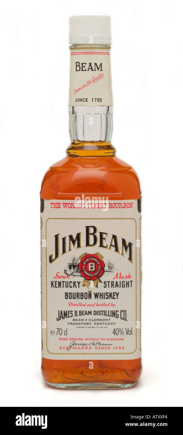 Monde meilleur bourbon jim beam kentucky Straight Bourbon whiskey whisky clermont de Frankfort au Kentucky usa nord-américain Banque D'Images