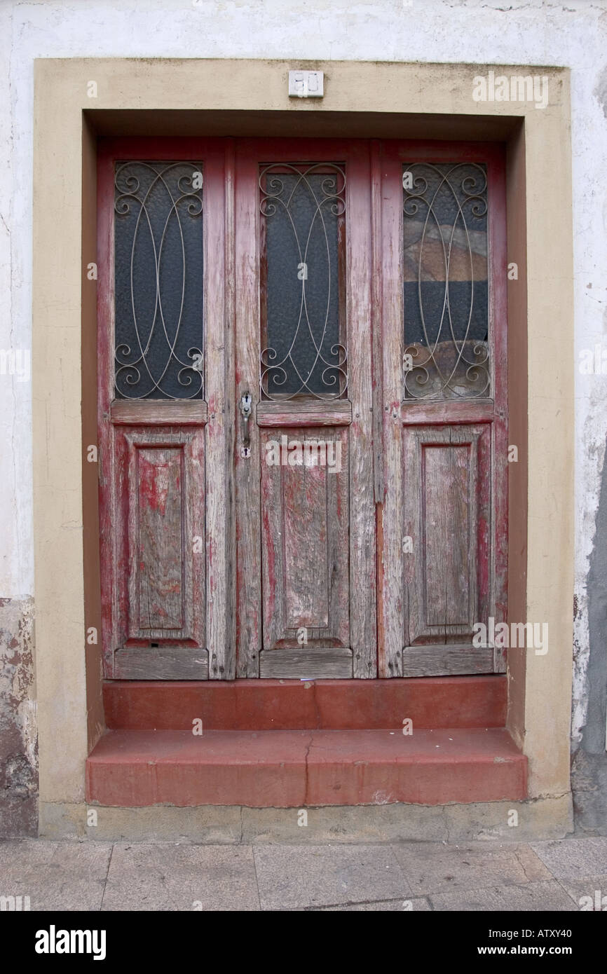 Vieille porte Bragança Portugal Banque D'Images