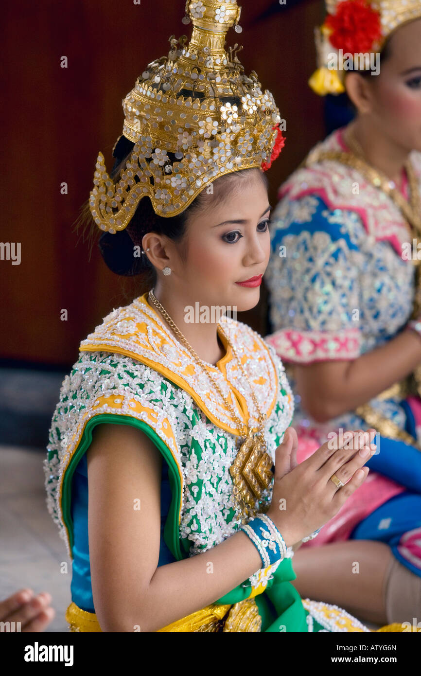 Danseur thaïlandais à Bangkok Banque D'Images