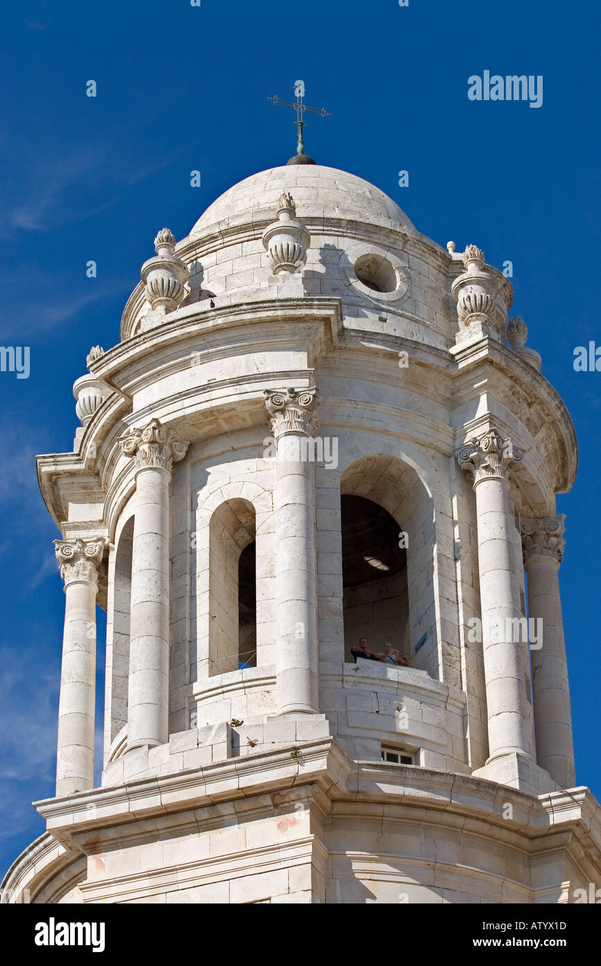 Coupole de la Cathédrale de Cadix, Espagne Banque D'Images