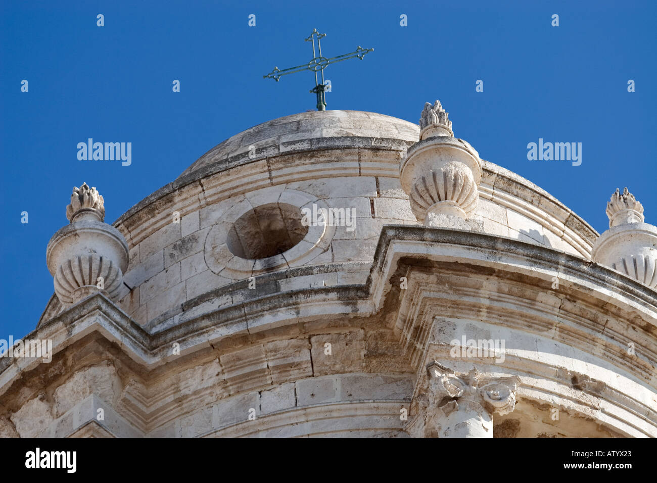 Bell Tower Catedral Nueva Cádiz Espagne Banque D'Images