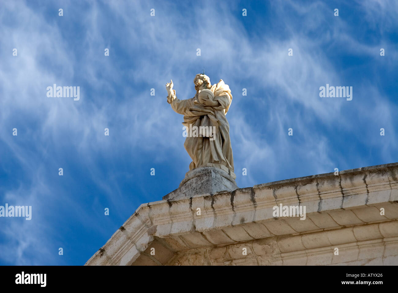 Détail de la Cathédrale de Cadix Espagne Banque D'Images