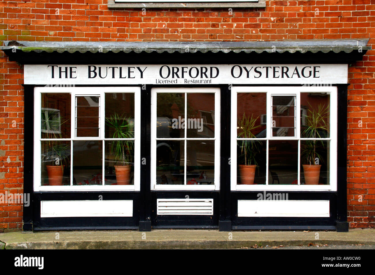 Le restaurant à Oysterage Butley Orford Orford UK Suffolk Banque D'Images