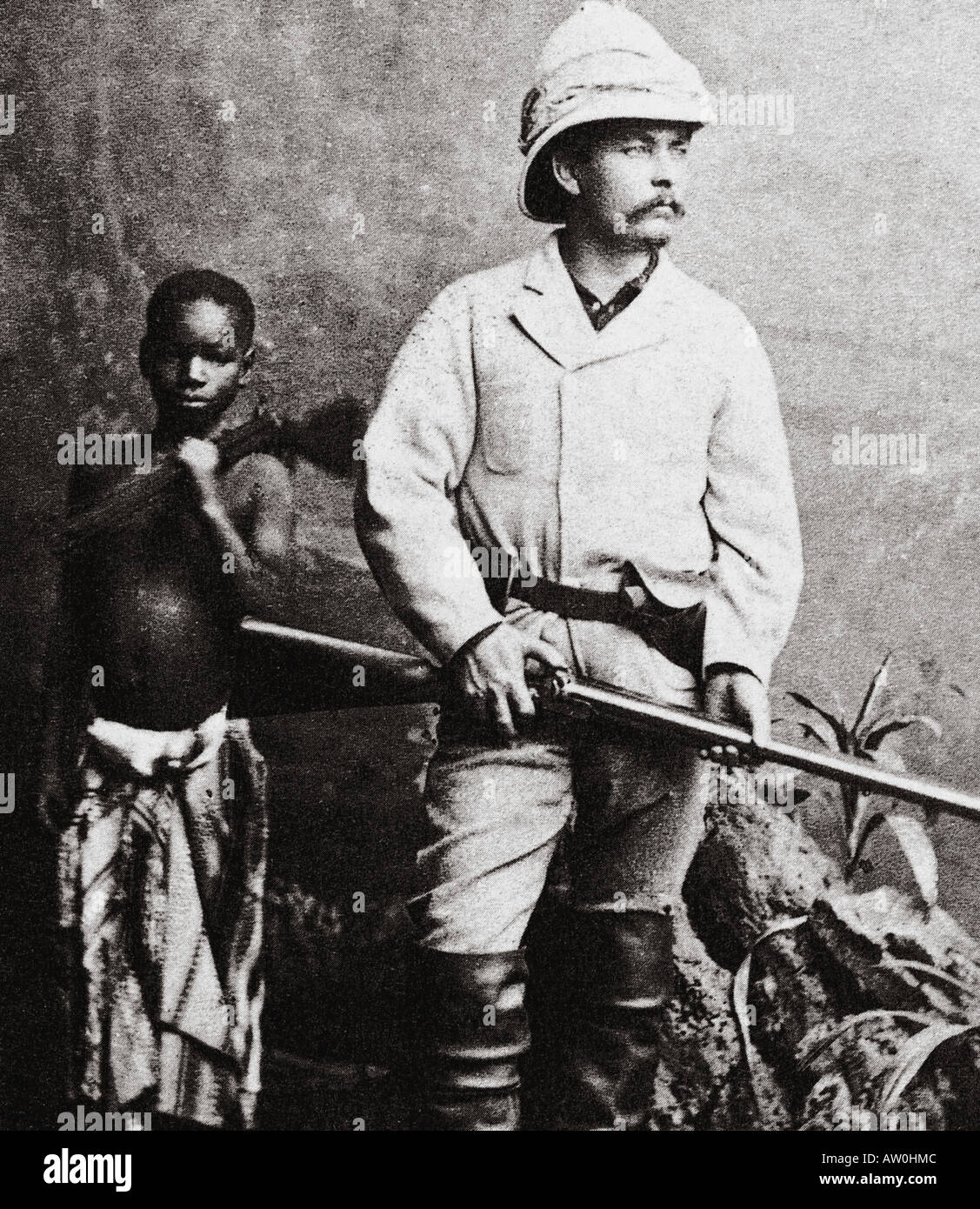 HENRY MORTON STANLEY British/explorateur américain et journaliste de 1841 à 1904 - voir description ci-dessous Banque D'Images