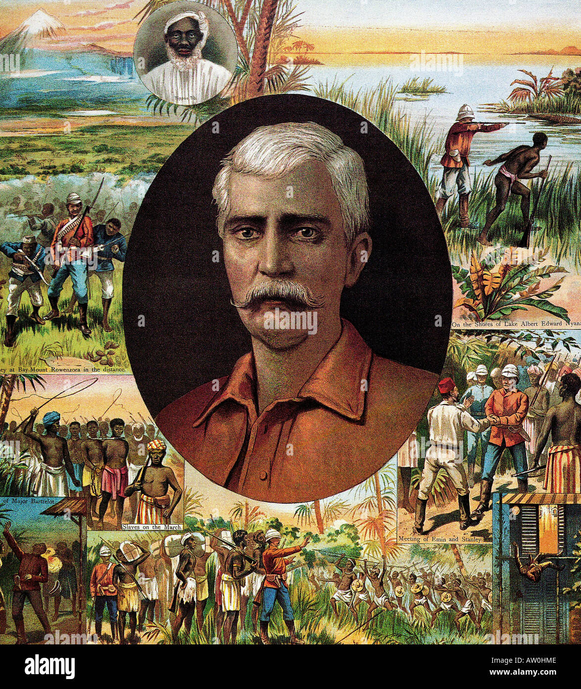 HENRY MORTON STANLEY British/explorateur américain et journaliste de 1841 à 1904 - voir description ci-dessous Banque D'Images