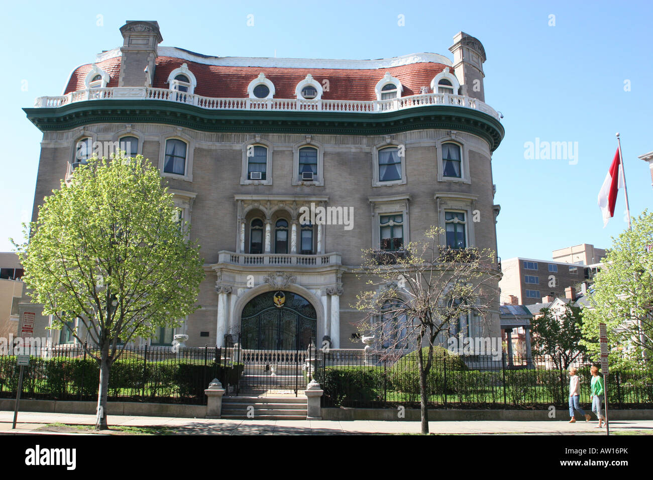 L'Ambassade de la République d'Indonésie Massachusetts Avenue Embassy Row Washington DC Banque D'Images