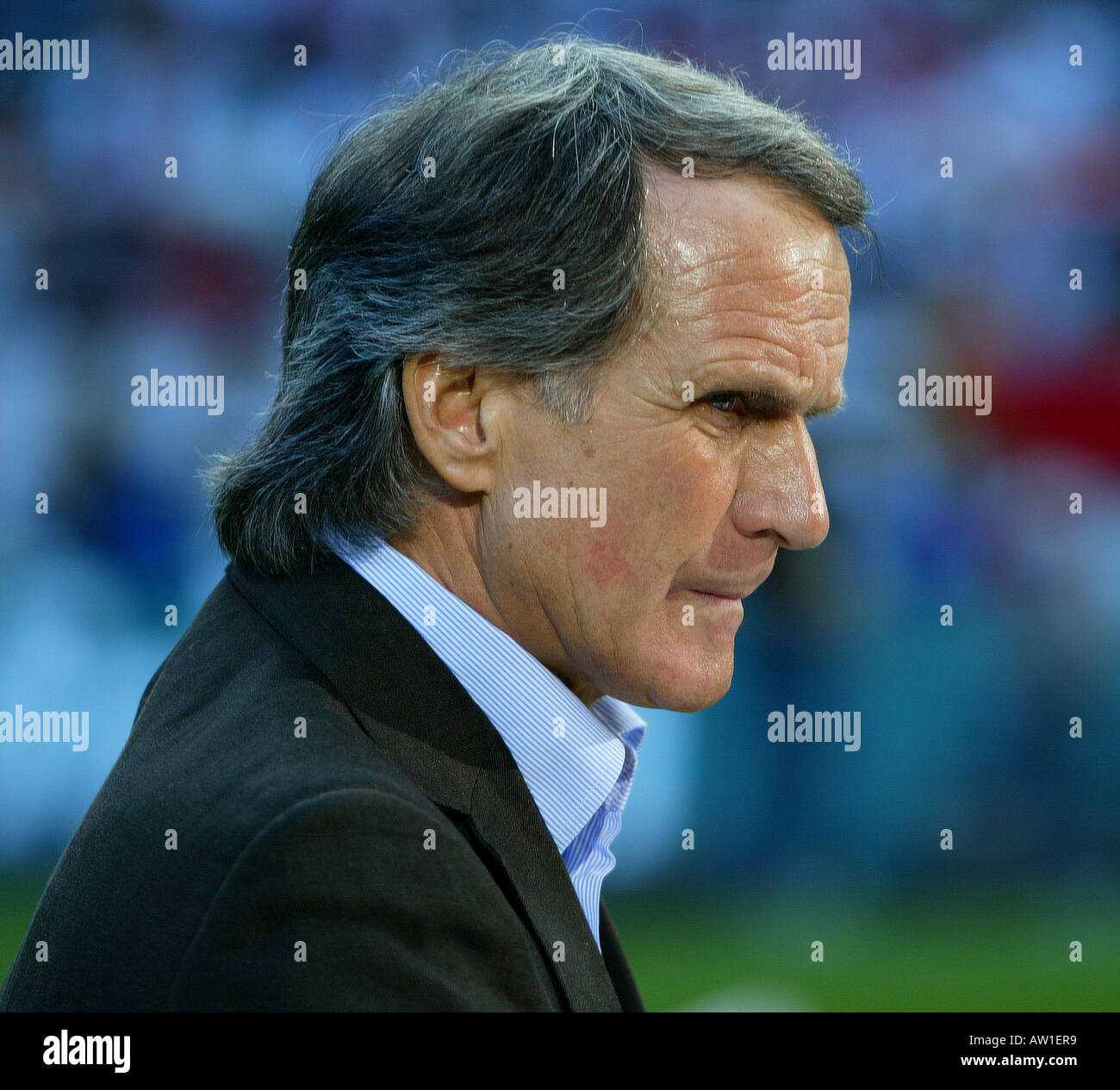 Wolfgang Overath - Manager 1.FC Köln Banque D'Images