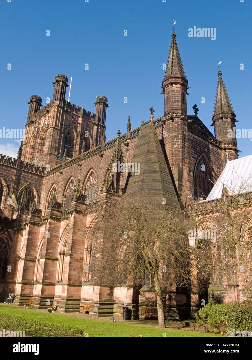 La cathédrale de Chester Banque D'Images