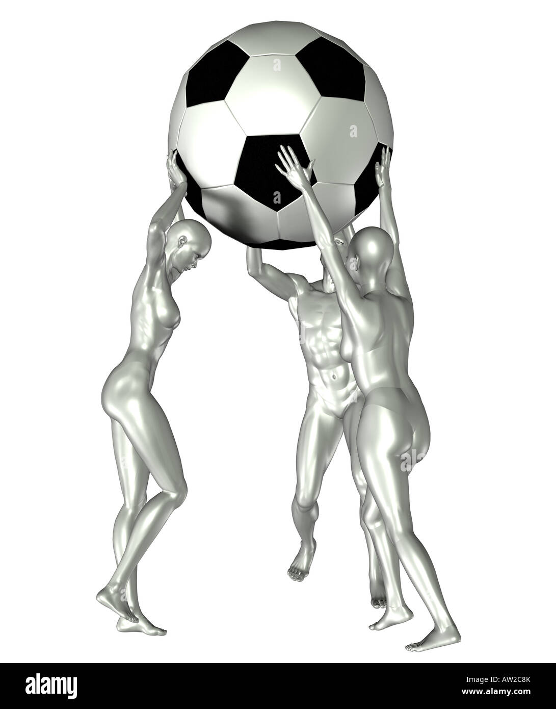football Banque D'Images