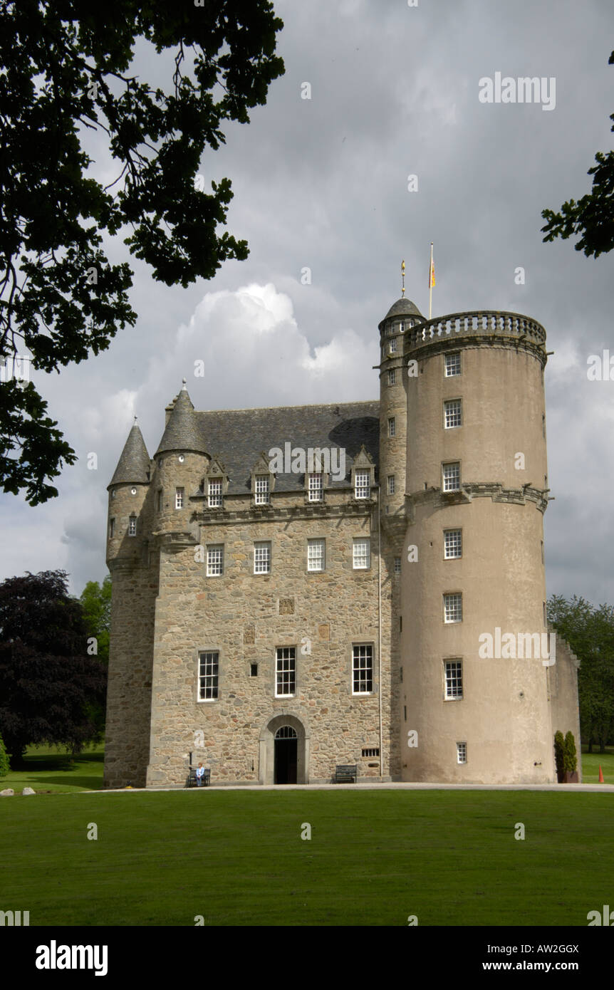 Château Fraser Highlands Aberdeenshire Ecosse Août 2007 Banque D'Images