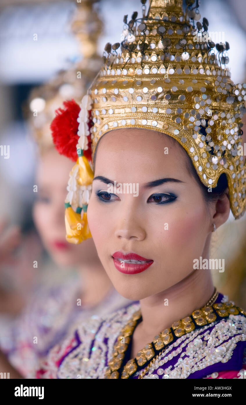 Danseur thaïlandais à Bangkok Banque D'Images