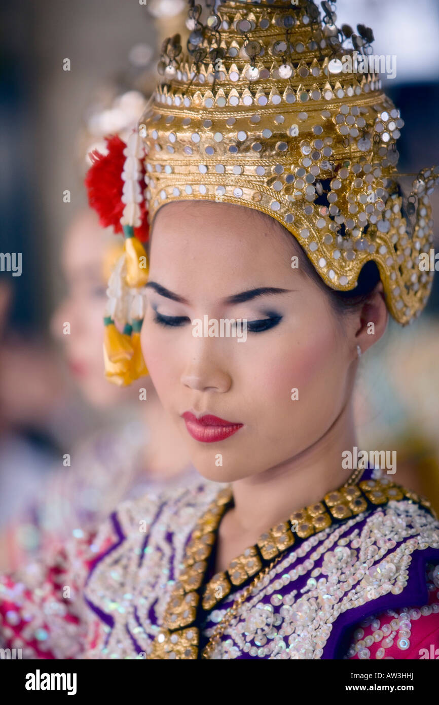 Danseur thaïlandais à Bangkok Banque D'Images