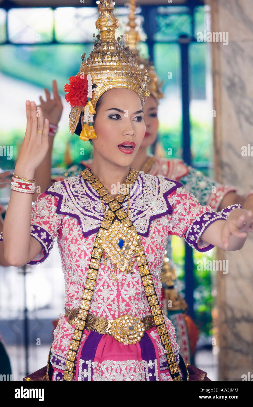 Danseur thaïlandais à Bangkok Banque D'Images