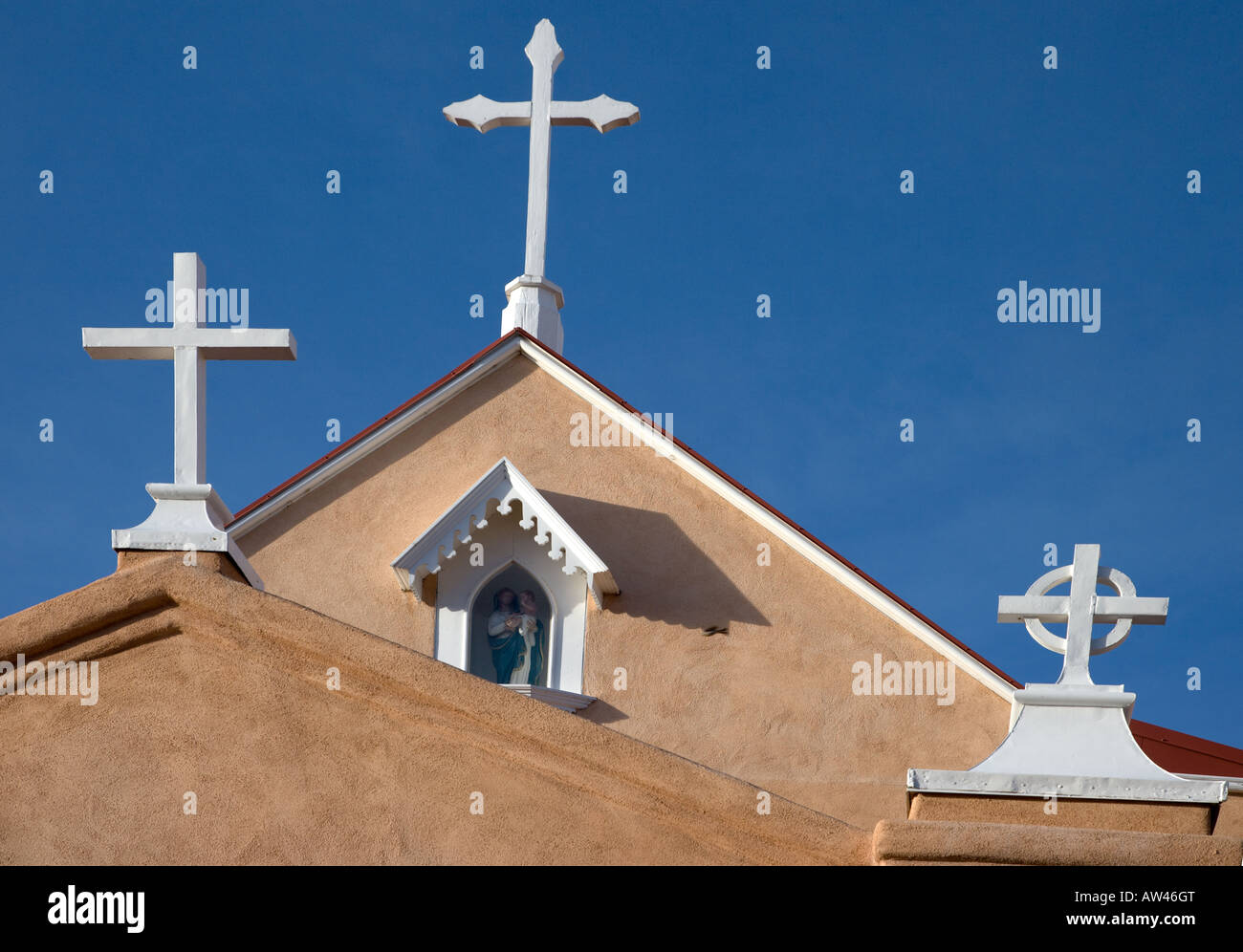 L'église San Felipe de Neri Albuquerque Banque D'Images