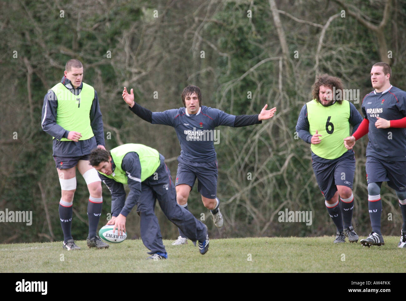 Terrain d'entraînement de Rugby gallois Hensol Vale of Glamorgan South Wales GB UK 2008 Banque D'Images