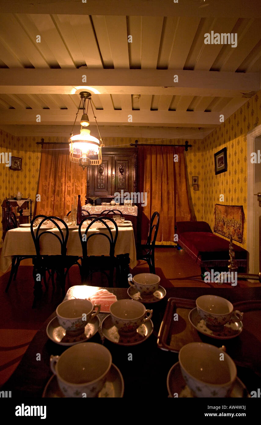 L'intérieur du premier congrès de la social-démocratie russe Musée Parti des travailleurs à Minsk en Biélorussie. Banque D'Images