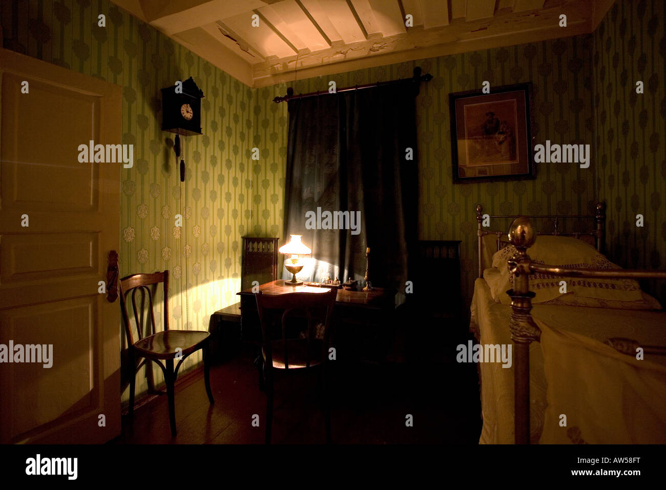 L'intérieur du premier congrès de la social-démocratie russe Musée Parti des travailleurs à Minsk en Biélorussie. Banque D'Images