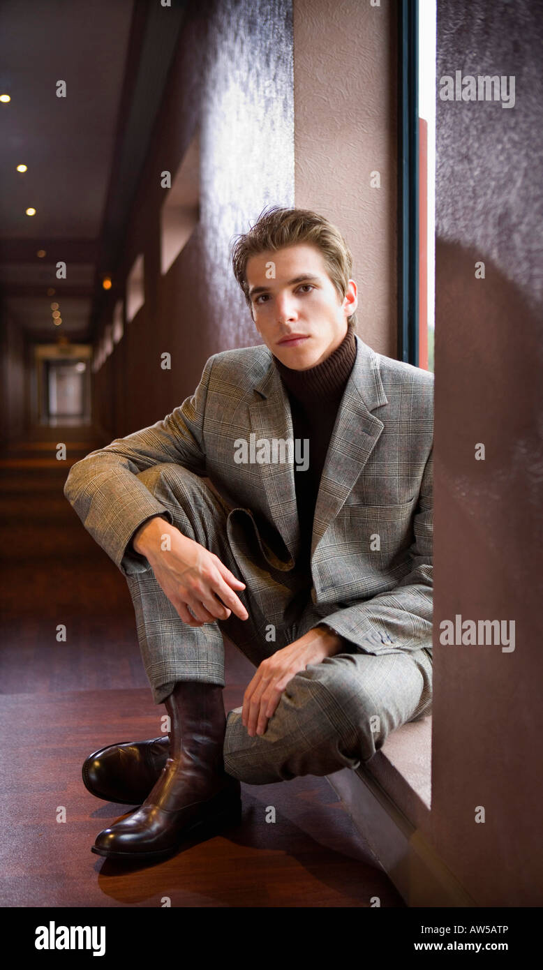 Portrait young woman. Banque D'Images