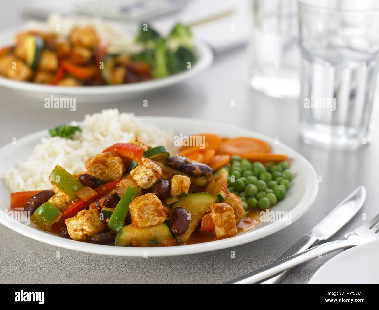 Chili végétarien Banque D'Images