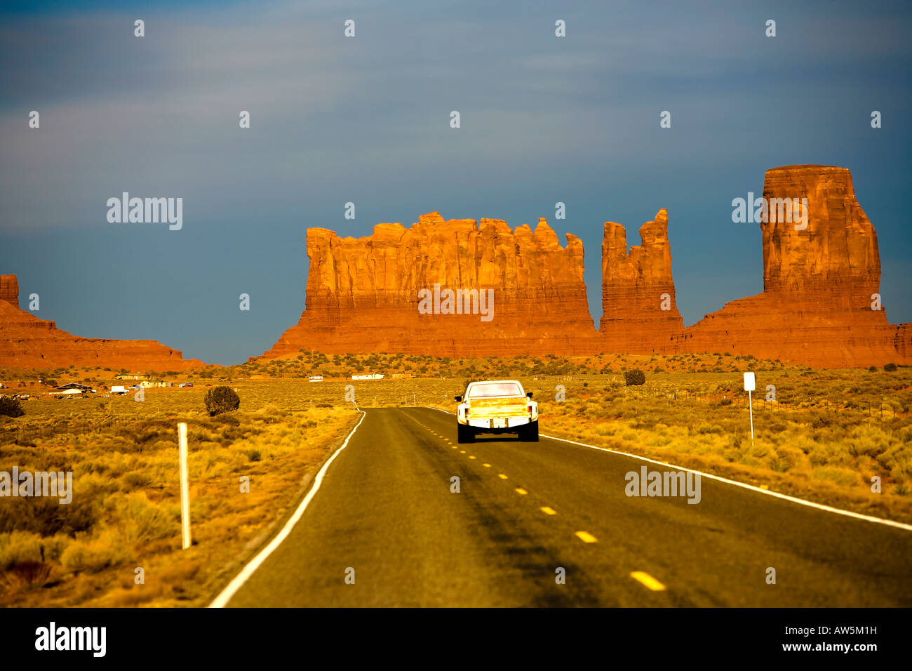 Monument Valley Le sud de l'Utah USA Banque D'Images