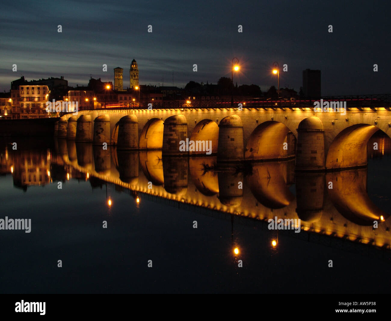 AJD46326, France, Macon, Bourgogne, Saône et Loire, de l'Europe Banque D'Images