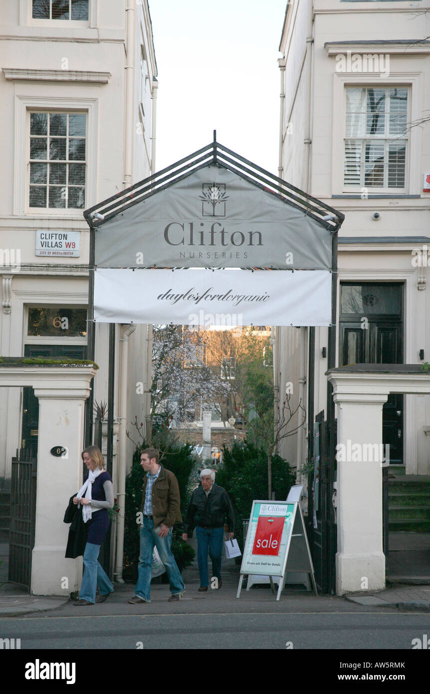 Clifton pépinières, près de Maida Vale et la Petite Venise, Londres Banque D'Images