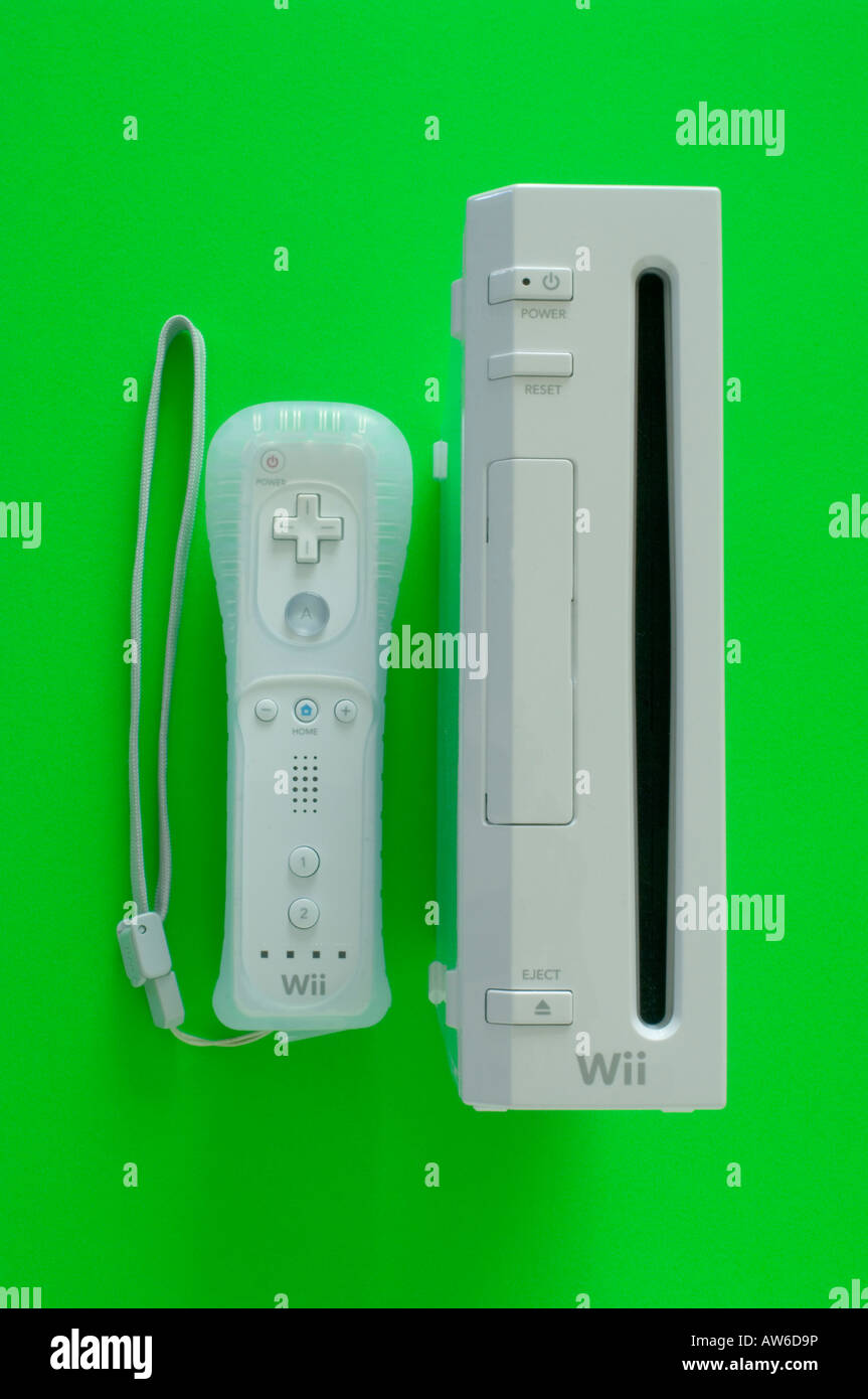 Console Nintendo Wii Remote Controller et sans fil Banque D'Images